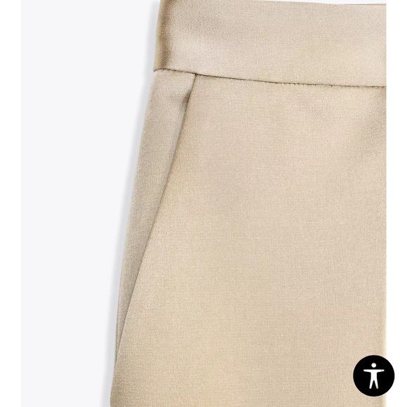 Zara Satin Straight Leg pants. Size L,XL - Picture 9 of 10